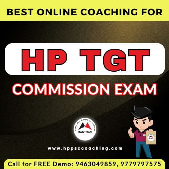 Best Online Coaching for HP TGT Commission Exam