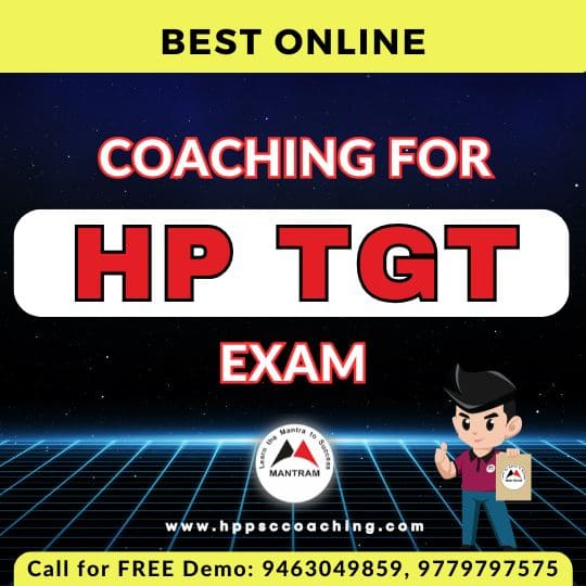 Best Online Coaching for HP TGT Exam