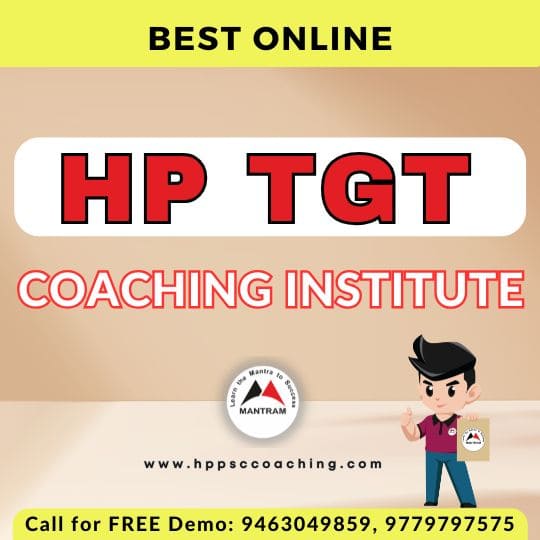 Best Online HP TGT Coaching Institute