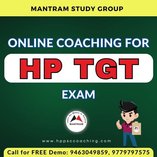 Online Coaching for HP TGT Exam