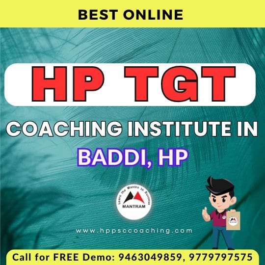 Best Online HP TGT Coaching Institute in Baddi HP