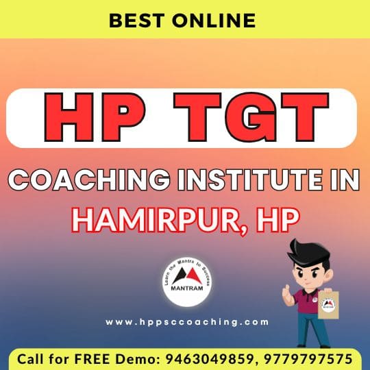 Best Online HP TGT Coaching Institute in Hamirpur HP