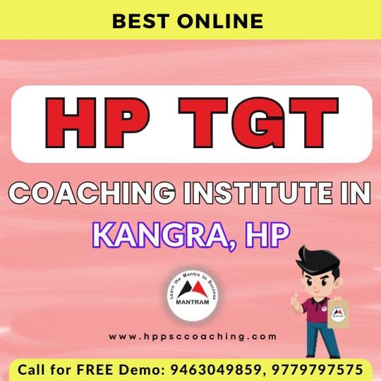 Best Online HP TGT Coaching Institute in Kangra HP
