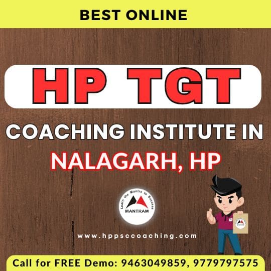 Best Online HP TGT Coaching Institute in Nalagarh HP