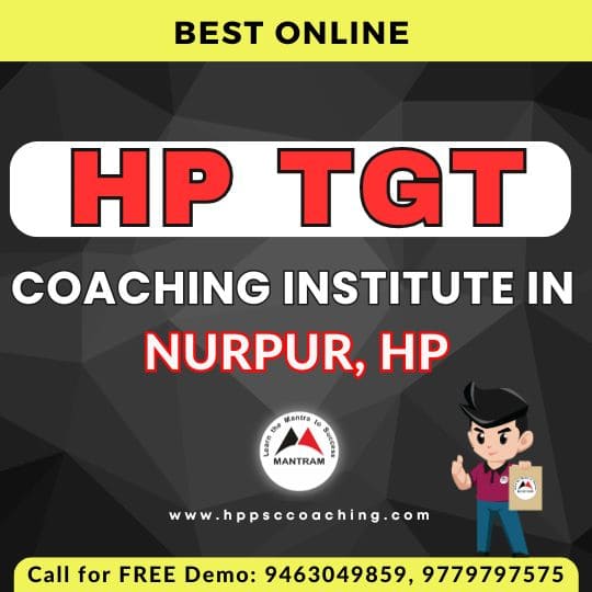 Best Online HP TGT Coaching Institute in Nurpur HP