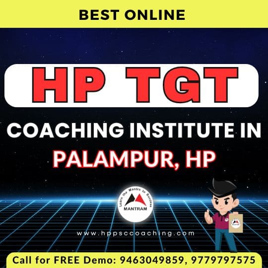 Best Online HP TGT Coaching Institute in Palampur HP