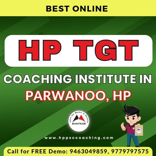 Best Online HP TGT Coaching Institute in Parwanoo HP