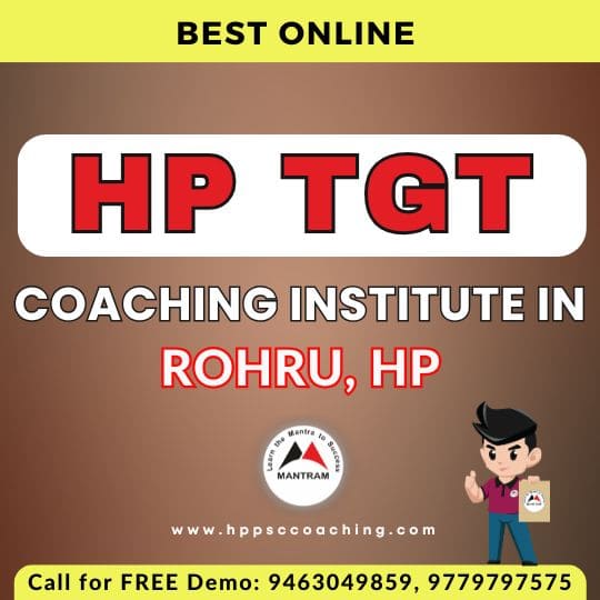 Best Online HP TGT Coaching Institute in Rohru HP