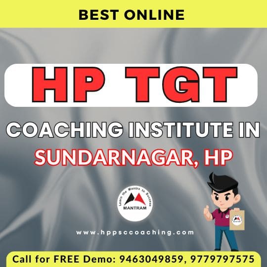 Best Online HP TGT Coaching Institute in Sundarnagar HP